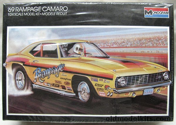 Monogram 1/24 1969 Chevrolet Rampage Camaro, 2725 plastic model kit